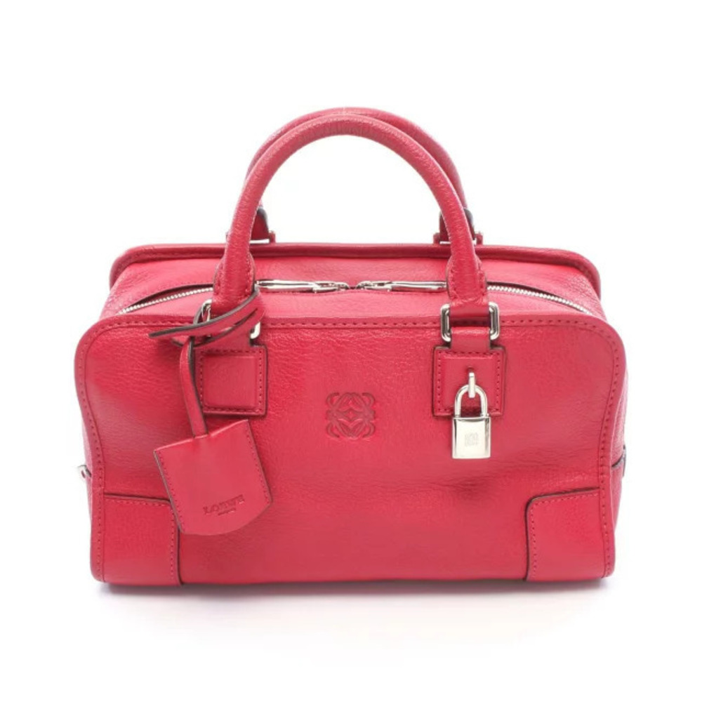 Loewe Amazona Handbag Leather Red